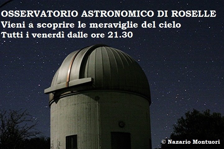 Incontri all’Osservatorio Astronomico