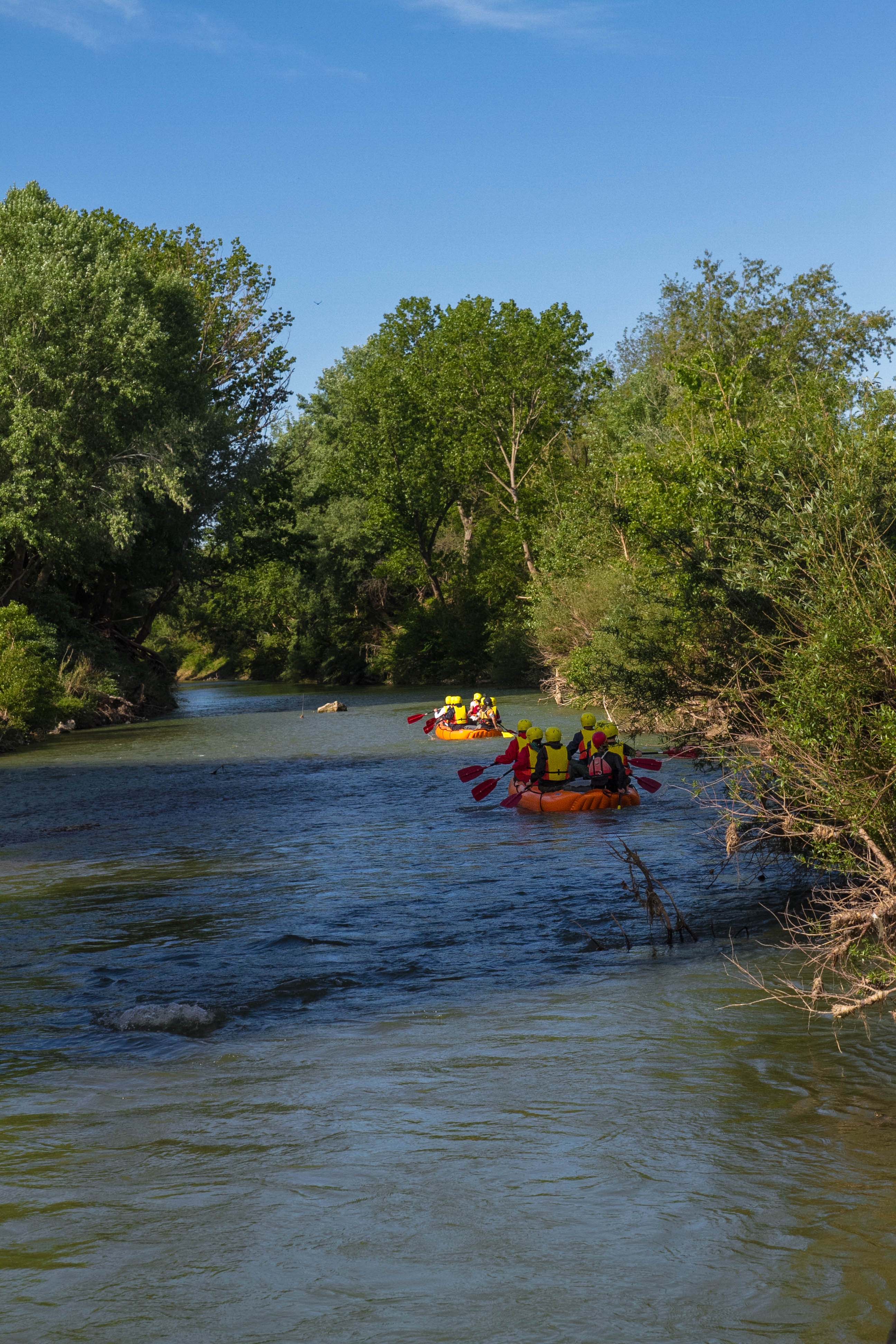 Soft Rafting sul fiume Ombrone