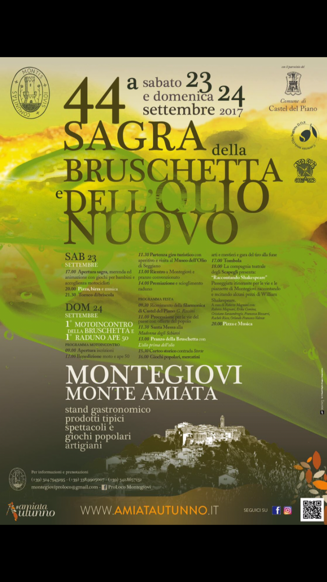 Sagra della Bruschetta e dell’Olio Nuovo
