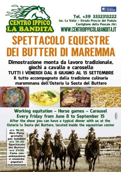 Spettacolo Equestre dei Butteri di Maremma