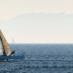 On a sailing boat in Maremma