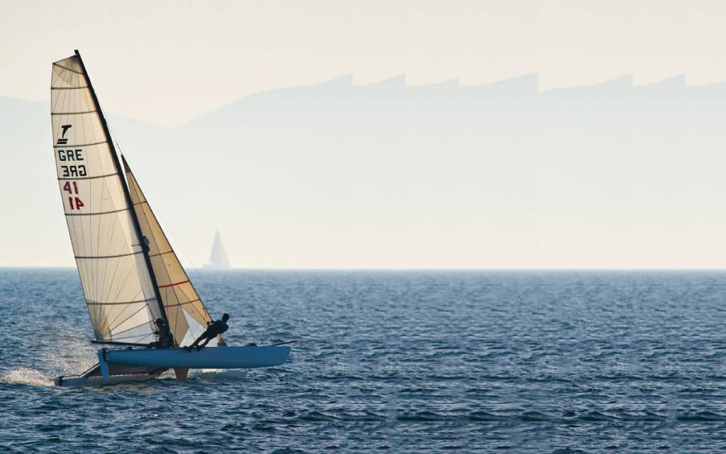 In barca a vela in Maremma